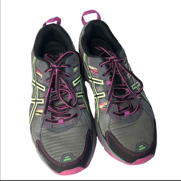 Asics Shoes - Asics Gel Venture 5 T5N9Q Gray Pink Athletic Running Gym Shoes-Sz 8